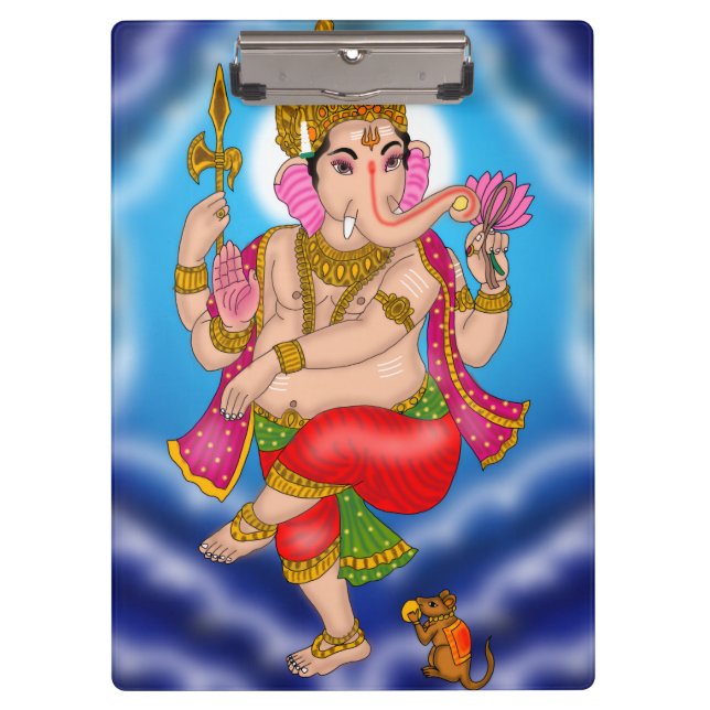 Pranchetas Dancing Ganesha Clipboard (Frente)
