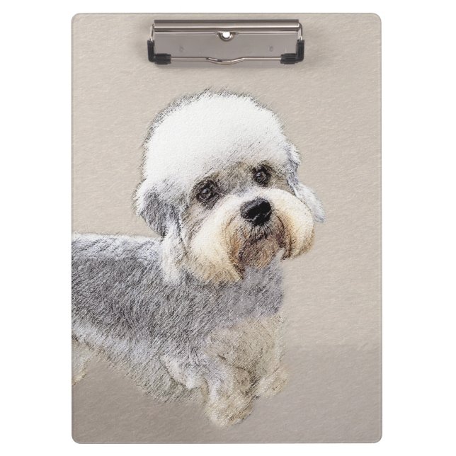 Pranchetas Dandie Dinmont Terrier pintando pintura original d (Frente)