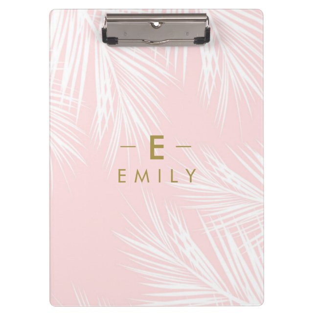 Pranchetas de notes Tropical Rose Personnalisé (Frente)