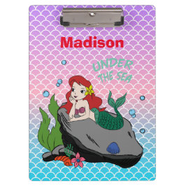 Pranchetas De volta à escola com sereias e mar