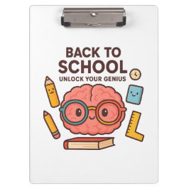 Pranchetas De volta à escola - Libere seu gênio