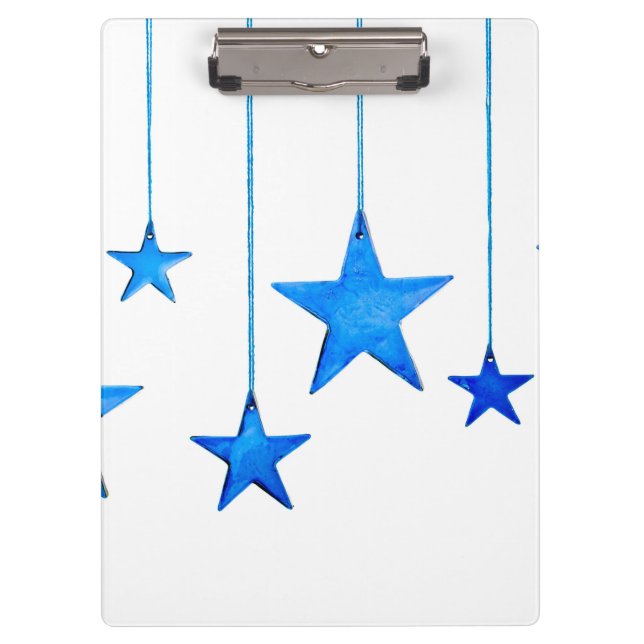 Pranchetas Decorações de Natal Azul (Frente)