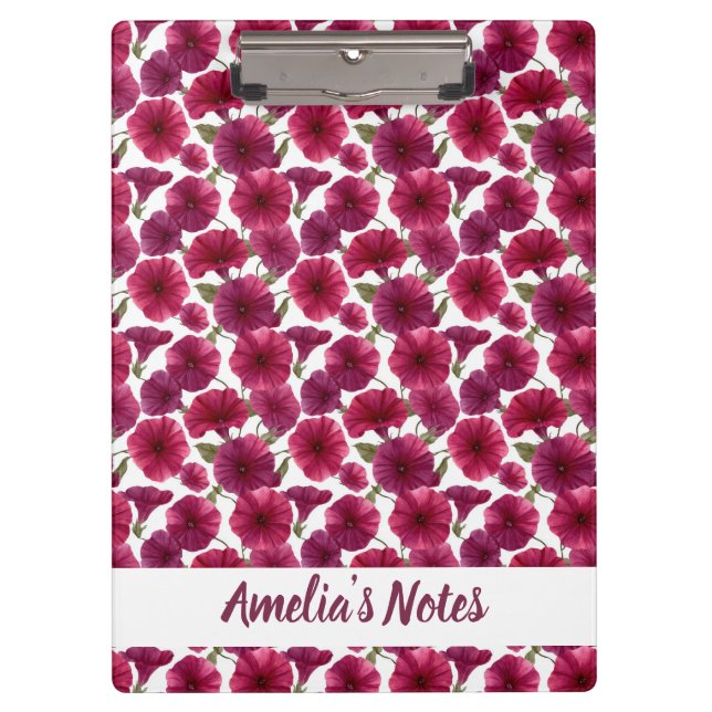 Pranchetas Delicate Morning Glory Pattern Name (Frente)