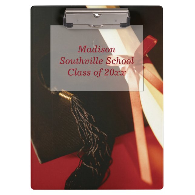 Pranchetas Desejos da Graduação da Nô, Presente Vertical (Frente)