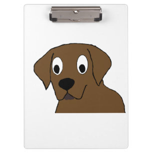 Pranchetas desenho animado de chocolate labrador