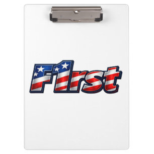 Pranchetas Desenho de Bandeira Patriótica F1rst