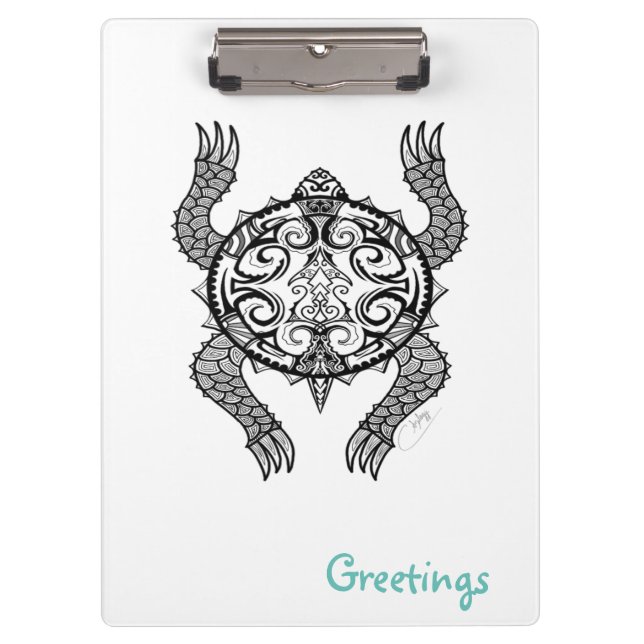 Pranchetas Desenho de Tartaruga (Frente)