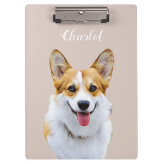 Pranchetas Desenho Personalizado do Cão Galês Corgi