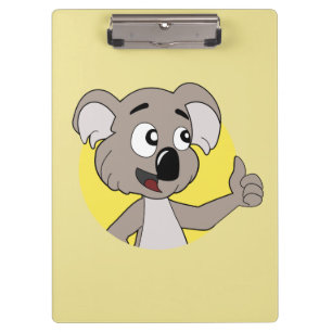 Pranchetas Desenhos animados do urso de Koala
