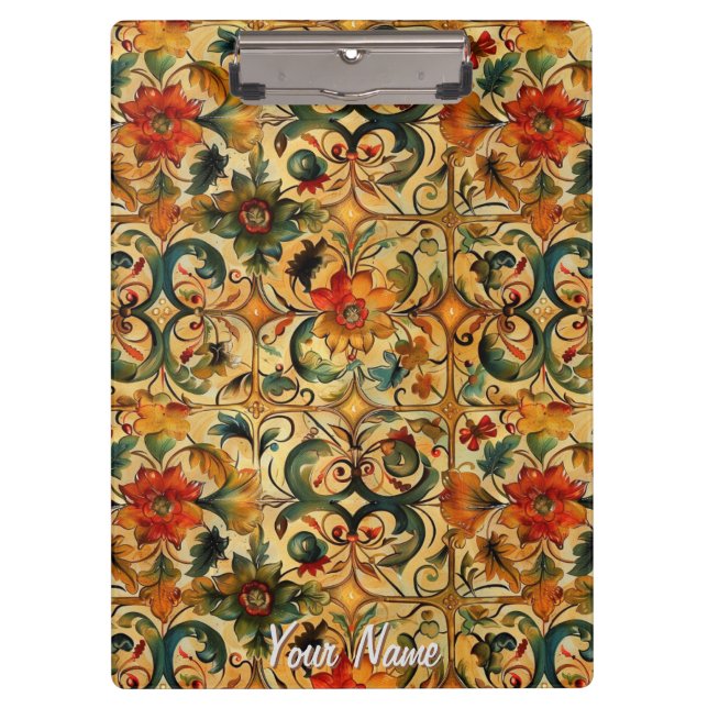 Pranchetas Design Botânico de Idade do ouro (Frente)