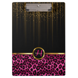 Pranchetas Design brilhante Dourado e brilhante cor-de-rosa