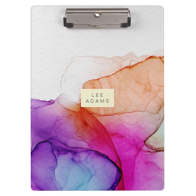 Pranchetas Design contemporâneo customizável do nome pessoal (Frente)