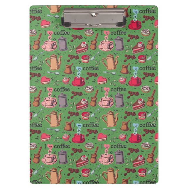 Pranchetas Design de café e bolos (Frente)