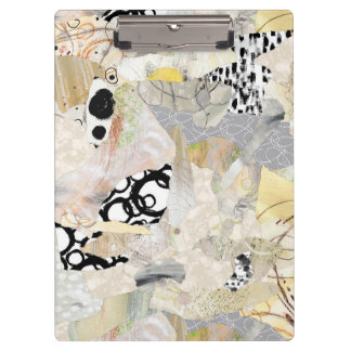Pranchetas Design de Colagem Abstrata Elegante Neutra