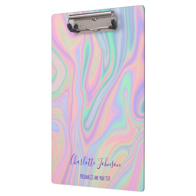 Pranchetas Design de cor do Unicórnio Liquido Iridescente Per (Esquerda)