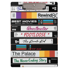 Pranchetas Design de Filme VHS Retroativo
