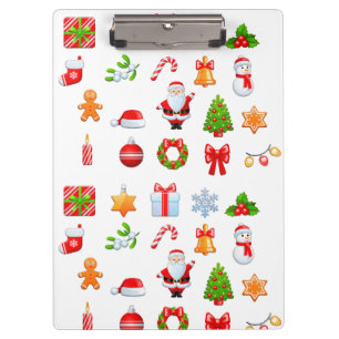 Pranchetas Design de Ícones de Natal Doce