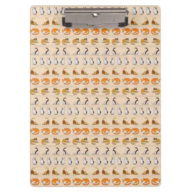 Pranchetas design de lindos padrões de gatos para amantes de  (Frente)