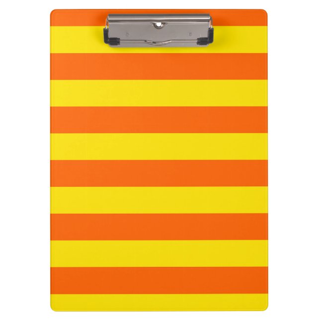 Pranchetas Design de Listras Laranja Amarelo (Frente)