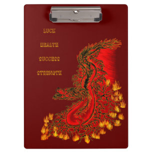Pranchetas Design de ouro e vermelho do Dragão da China