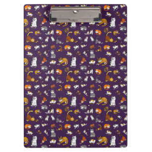 Pranchetas design de película de gato giro roxo para amantes
