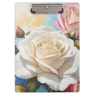 Pranchetas Design de pintura Rose Bouquet