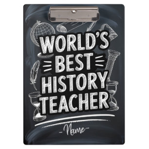 Pranchetas Design de Quadro de Professores de Melhor História