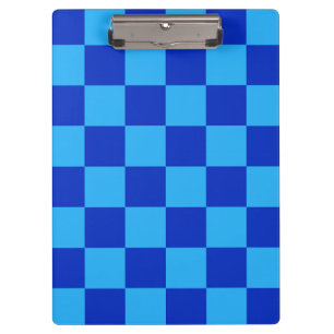 Pranchetas Design do Verificador Azul Claro e Escuro