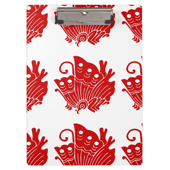 Pranchetas Design Kamon Japonês de Borboleta Asiática (Frente)