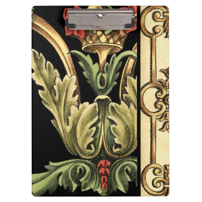 Pranchetas Design Ornamental com Fronteiras Negras (Frente)