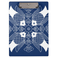Design subaquático dos peixes com fundo azul