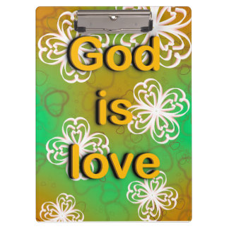 Pranchetas Deus é o livro do amor