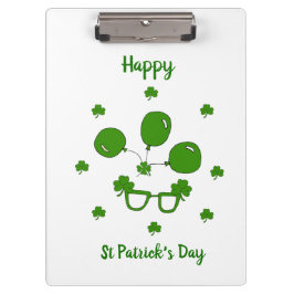 Pranchetas Dia de São Patrício feliz