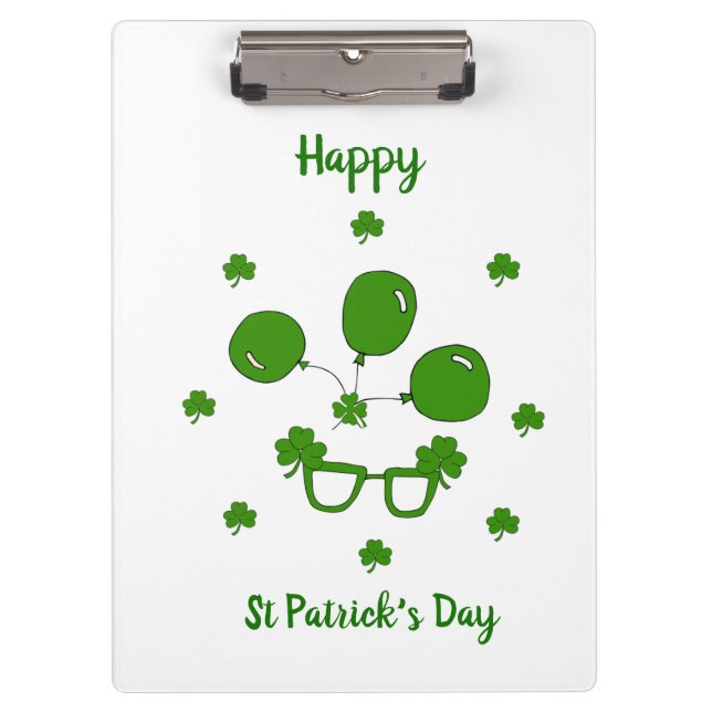 Pranchetas Dia de São Patrício feliz (Frente)