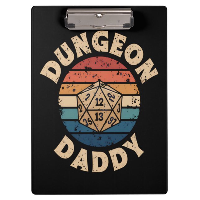 Pranchetas Dia dos Pais Dungeon Daddy (Frente)