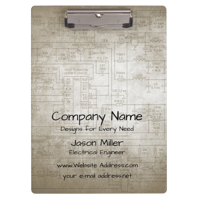 Pranchetas Diagramas esquemáticos elétricos (Frente)