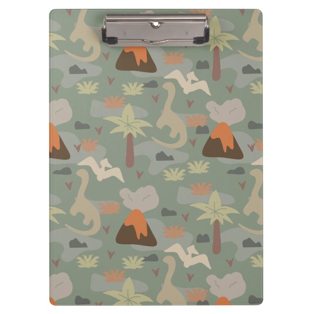 Pranchetas Dinossauro Camuflado e Vulcões (Frente)