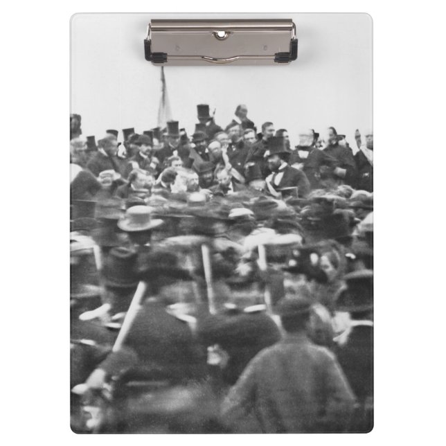 Pranchetas Discurso de Gettysburg de Abe Lincoln: Fim da Guer (Frente)