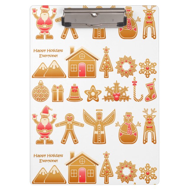 Pranchetas Doce Design de pão de Natal (Frente)