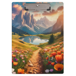 Pranchetas Dolomites Lake Vintage-Style