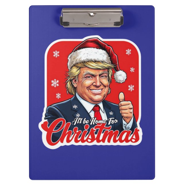 Pranchetas Donald Trump Natal Papai Noel Art (Frente)