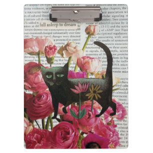 Pranchetas Dormir para Sonhar Flores Rosa Quentes de Gato Pre