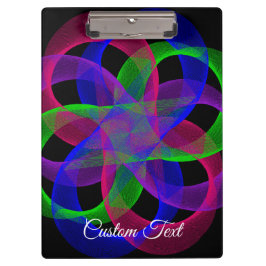 Pranchetas Double Loop Mesh Geometric Clipboard