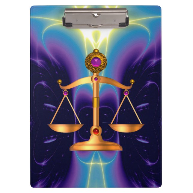 PRANCHETAS DOURADAS ESCALAS JURÍDICAS COM PEDRAS GEM MONOGRAM (Frente)