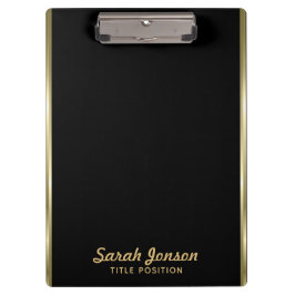 Pranchetas Douradas faixas horizontais simples