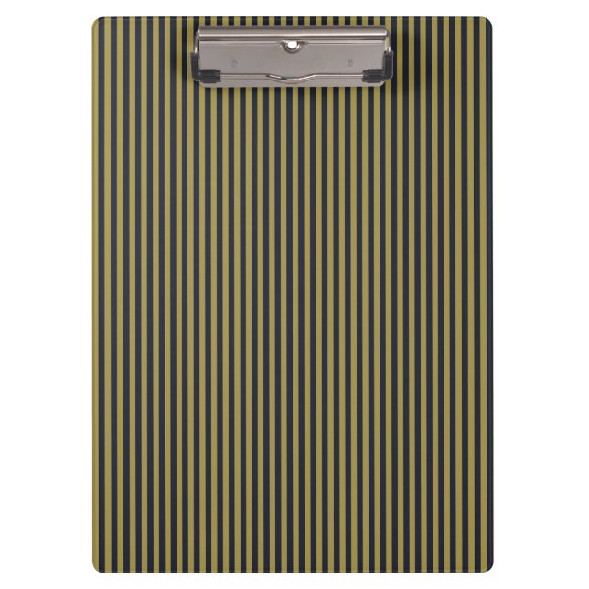 Pranchetas Dourado fino Elegante e Marinho Vertical Strips Ve (Frente)