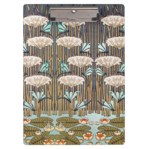 Pranchetas Dragões Água Lírios Marsh Art Nouveau