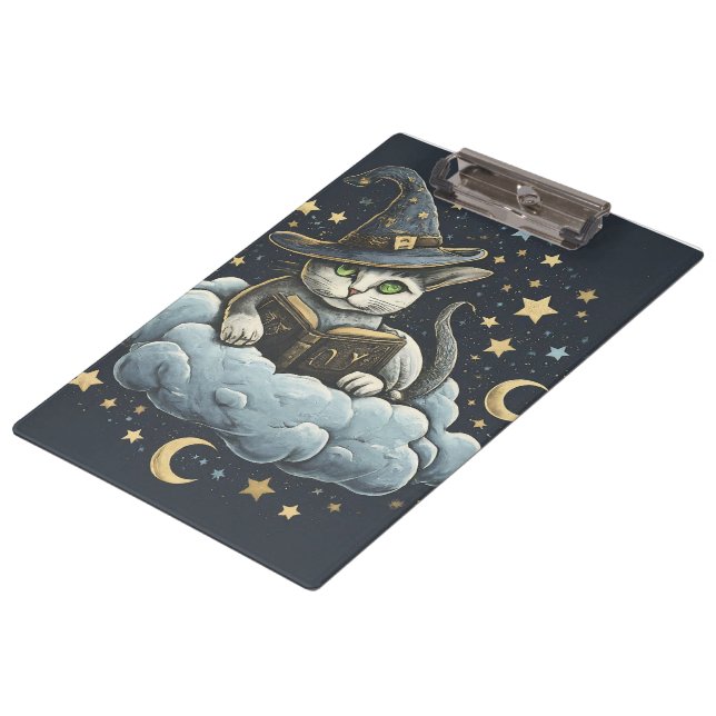 Pranchetas Dreamy Cat Wizard (Inclinado)