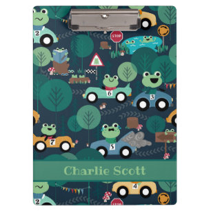 Pranchetas Drivers de Carros de Raça de sapo Crianças Persona