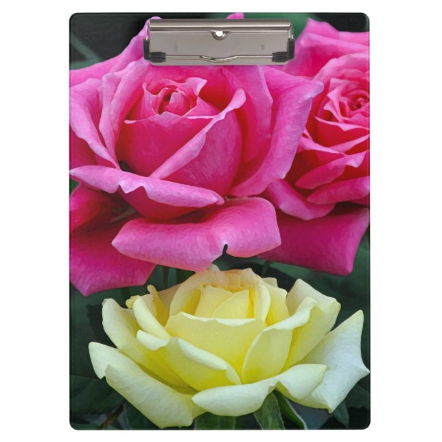 Pranchetas Duas rosas rosa (Frente)